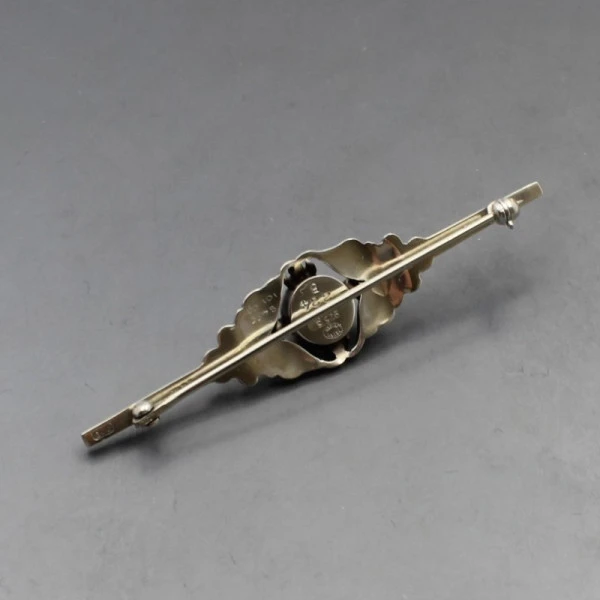 JEORG  シルバー925 ブローチ 224B デンマーク製 Georg Jensen Silver Floral Brooch #224B